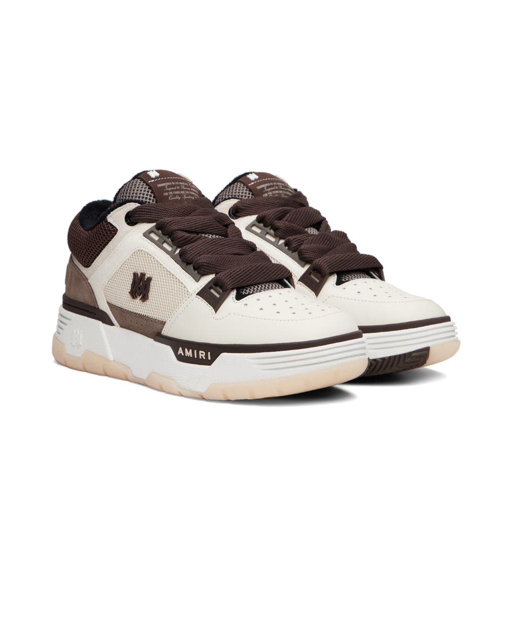 Amiri MA-1 White Brown