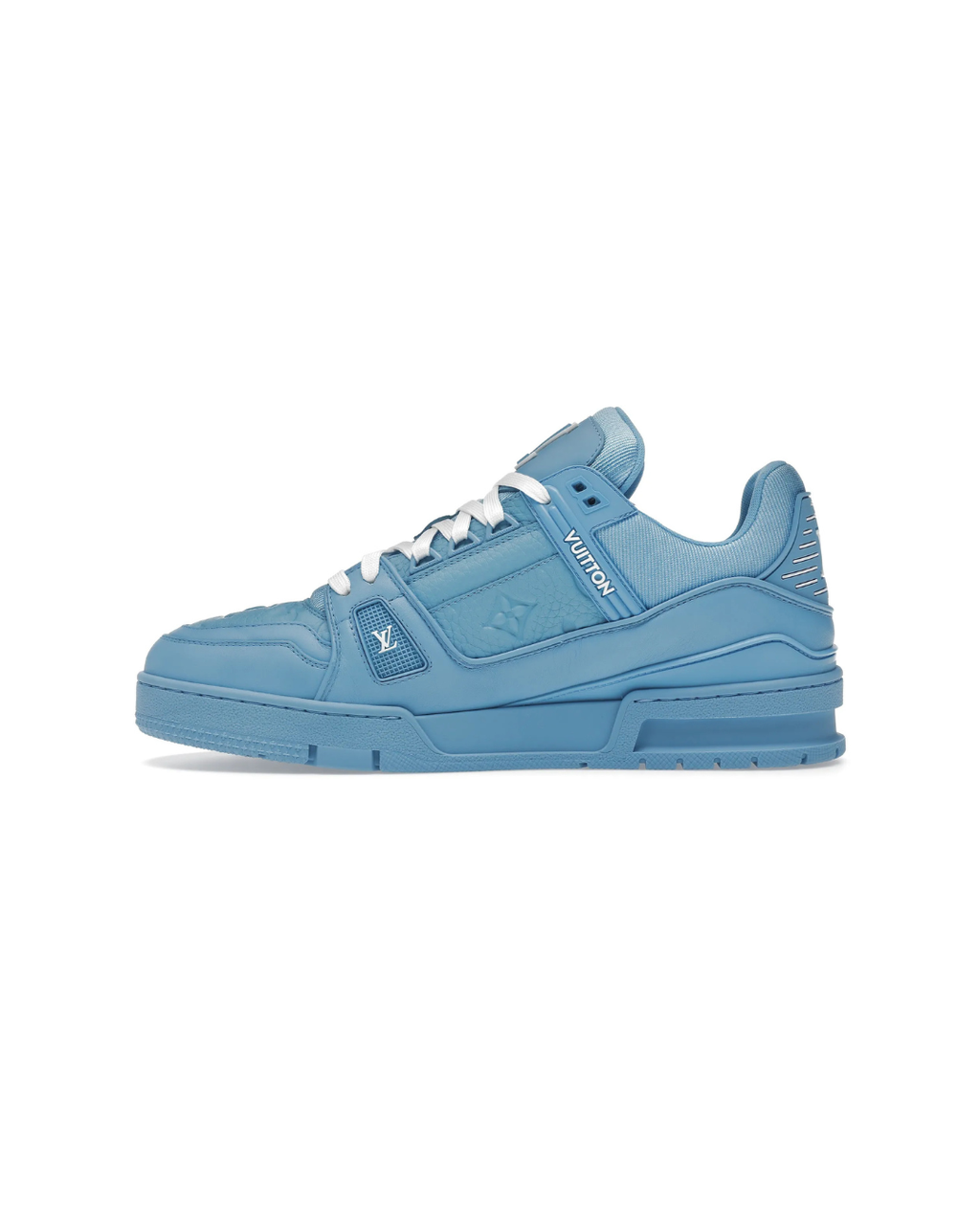 Louis Vuitton Trainer Bblue Embossed Monogram