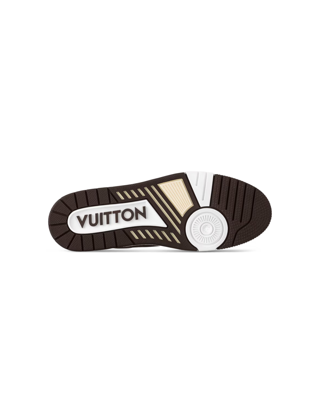 Louis Vuitton Trainer White Moka Brown