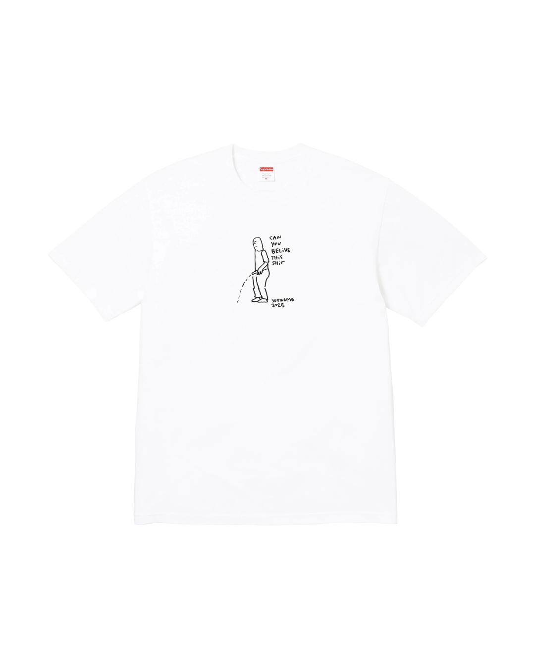 Supreme Piss Tee white