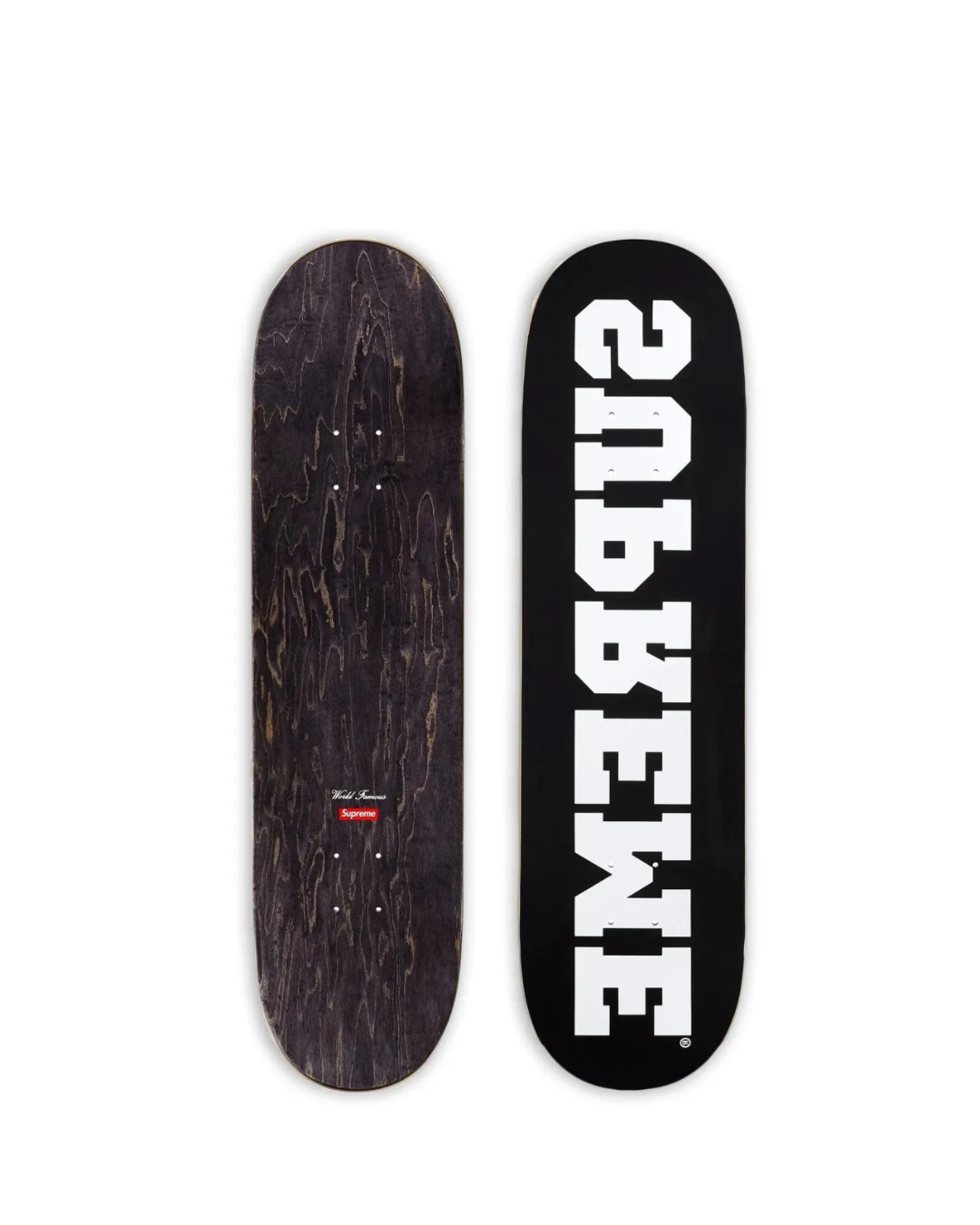 Supreme Reverse Skateboard Deck Black